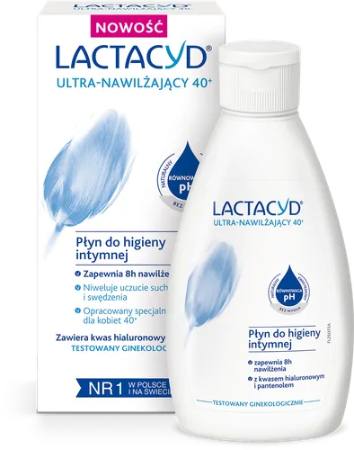 Lactacyd Ultra - nawilżający 40+, Płyn do higieny intymnej