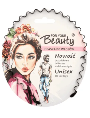 For Your Beauty Opaska do włosów bezuciskowa unisex - 1