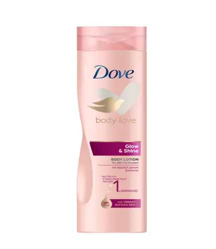 Dove Body Love, Glow & Shine Body Lotion (Rozświetlający balsam do ciała)