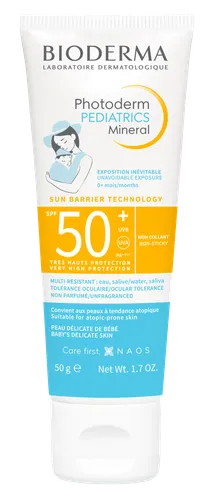 Bioderma Photoderm Pediatrics Mineral SPF 50+ (Fluid mineralny dla dzieci do skóry wrażliwej i alergicznej)