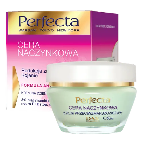Perfecta Cera naczynkowa, Krem na dzień i na noc `Redukcja zmarszczek i kojenie`