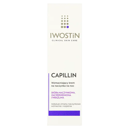 Iwostin Capillin, Wzmacniający krem na naczynka na noc