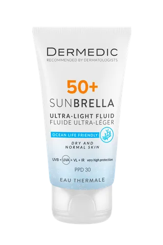 Dermedic Sunbrella Ultra-light Fluid SPF50+ (Ultralekki krem ochronny dla skóry suchej i normalnej)