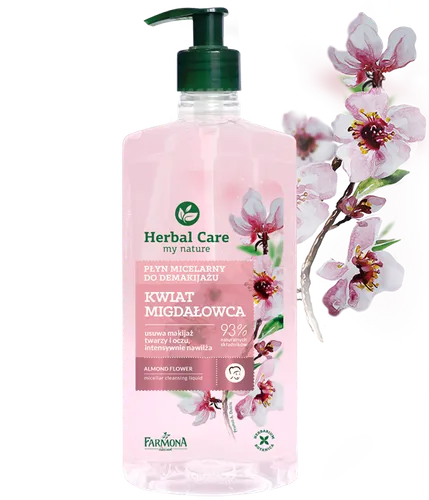 Herbal Care Płyn micelarny do demakijażu `Kwiat migdałowca` - 2