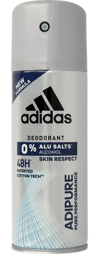 Adidas Adipure Pure Performance, Deodorant Spray (Dezodorant w sprayu dla mężczyzn) - 1