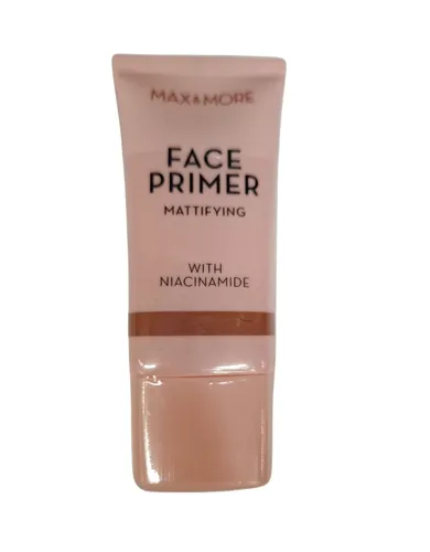 Max & More Mattifying Face Primer with Niacynamide (Matująca baza pod makijaż z niacynamidem)