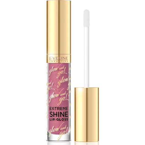 Eveline Cosmetics Glow & Go, Extreme Shine Lip Gloss (Ekstremalnie połyskujący błyszczyk)