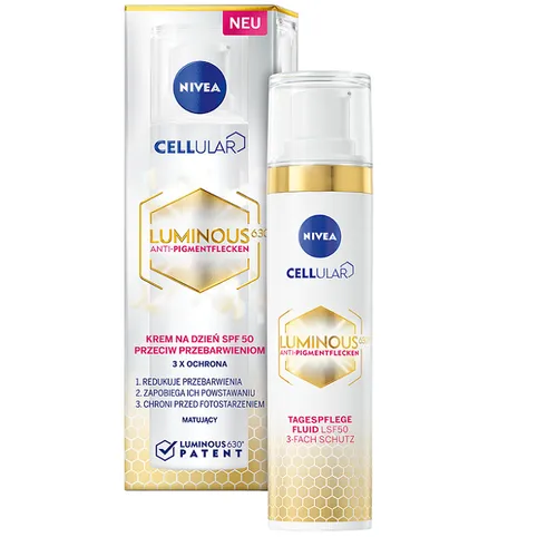 Nivea Cellular Luminous 630 przeciw przebarwieniom (Krem ​​na dzień SPF 50) - 1