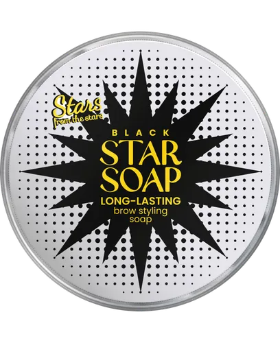 Stars from the stars Black Star Soap, Long-Lasting Brow Styling Soap (Czarne mydełko do brwi) - 1