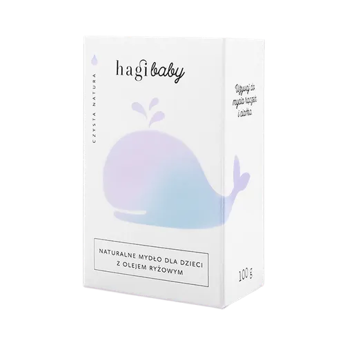 Hagi Baby, Naturalne mydło dla dzieci z olejem ryżowym