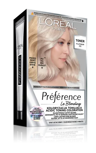 L'Oreal Paris Préférence, Le Blonding Acidic Toning Coloration (Toner do włosów) - 1