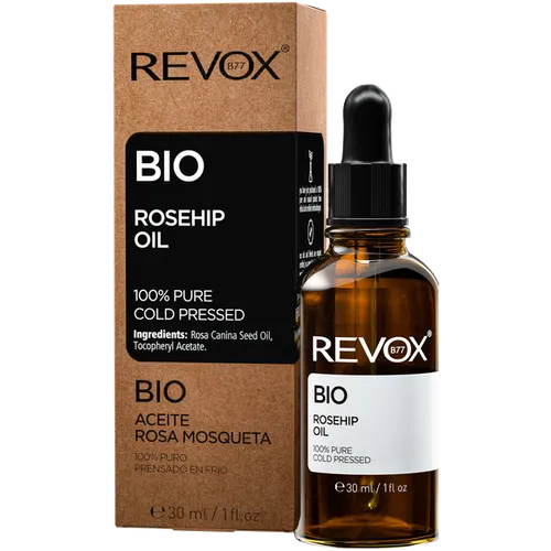 Revox Bio, 100% Pure Cold Pressed Rosehip Oil (Olej z nasion dzikiej róży 100%)