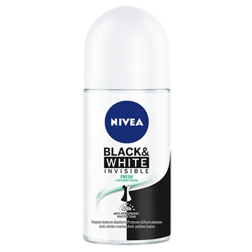 Nivea Invisible Fresh, Black & White, Antyperspirant w kulce
