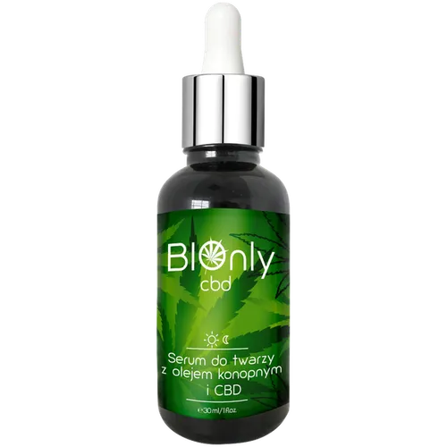 BIOnly CBD, Serum do twarzy z olejem konopnym i CBD