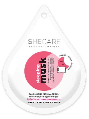 SheCare Sleeping Mask, Całonocna maska-serum rewitalizująco-ujędrniająca