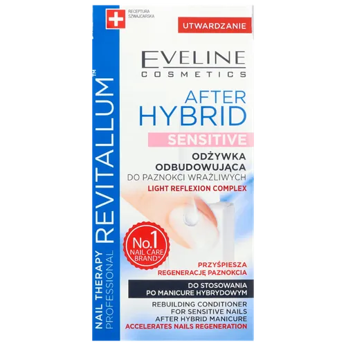 Eveline Cosmetics Nail Therapy Professional, Odżywka odbudowująca do paznokci wrażliwych - 2