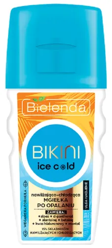 Bielenda Bikini, Ice Cold, Nawilżająco-chłodząca mgiełka pod opalaniu (nowa wersja)