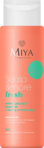 Miya Cosmetics Scalp & more, Fresh Normalizujący szampon z trawą cytrynową