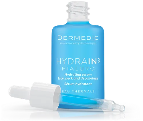 Dermedic Hydrain 3 Hialuro, Serum nawadniające twarz, szyję i dekolt - 2