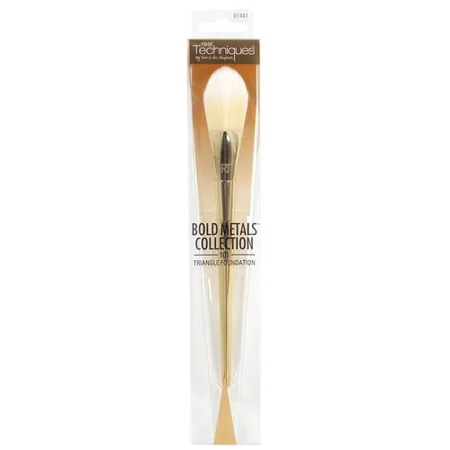 Real Techniques Bold Metals Collection, 101 Triangle Foundation Brush (Trójkątny pędzel do podkładu) - 2