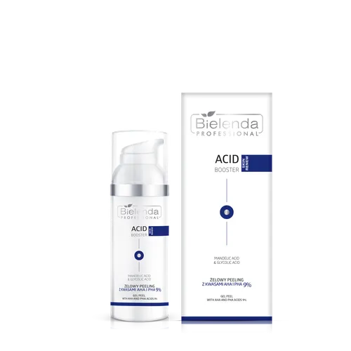 Bielenda Professional Acid Booster, Żelowy peeling z kwasami AHA i PHA 9% - 3