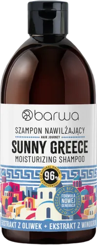 Barwa Hair Journey, Sunny Greece, Nawilżający szampon do włosów