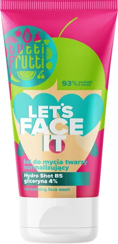 Tutti Frutti Let's Face It, Żel do mycia twarzy normalizujący