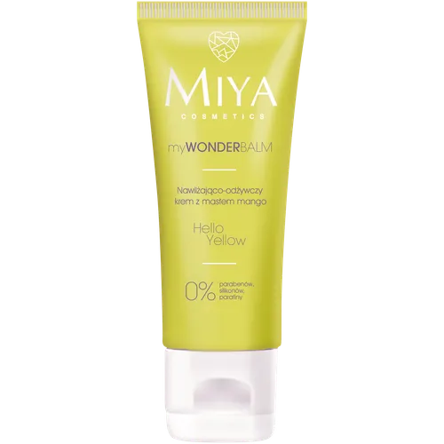 Miya Cosmetics myWONDERBALM Hello Yellow (Nawilżająco-odżywczy krem z masłem mango, do twarzy, rąk i ciała)