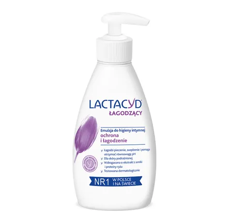 Lactacyd Łagodzący, Emulsja do higieny intymnej `Ochrona i łagodzenie`