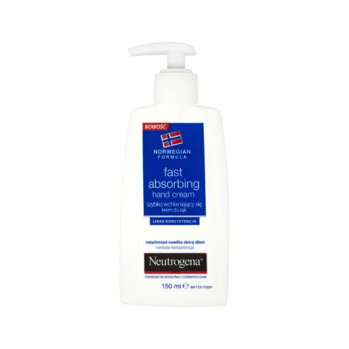 Neutrogena Formuła Norweska, Fast Absorbing Hand Cream (Szybko wchłaniający się krem do rąk o lekkiej konsystencji) - 2