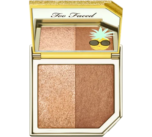 Too Faced Tutti Frutti, Pineapple Paradise, Strobing Bronzer Highlighting Duo (Zestaw do konturowania twarzy)