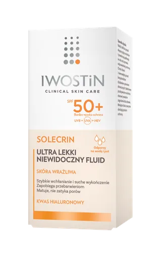 Iwostin Solecrin, Ultra lekki niewidoczny fluid SPF 50+ - 1