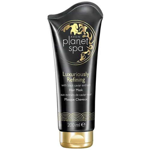 Avon Planet Spa, Luxuriously Refining, Hair Mask with Black Caviar Extract (Rewitalizująca maska do włosów z czarnym kawiorem)