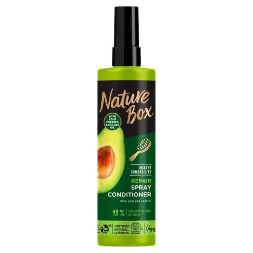 Nature Box Regenerująca odżywka w sprayu z olejem z awokado