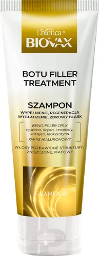 L'biotica Biovax Glamour, Botu Filler Treatment, Intensywny szampon wypełniająco-wygładzający