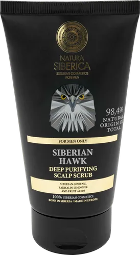 Natura Siberica Men, Deep Purifying Scalp Scrub Siberian Hawk (Peeling do skóry głowy)