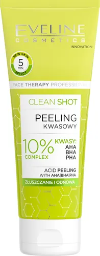 Eveline Cosmetics Face Therapy Professional, Clean Shot, Peeling kwasowy