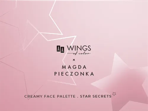 AA Wings of Color Star Secrets, by Magda Pieczonka, Creamy Face Palette (Kremowa paleta do konturowania twarzy) - 2