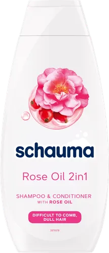 Schauma Rose oil 2in1, Shampoo & Conditoner (Różany szampon i odżywka 2w1)