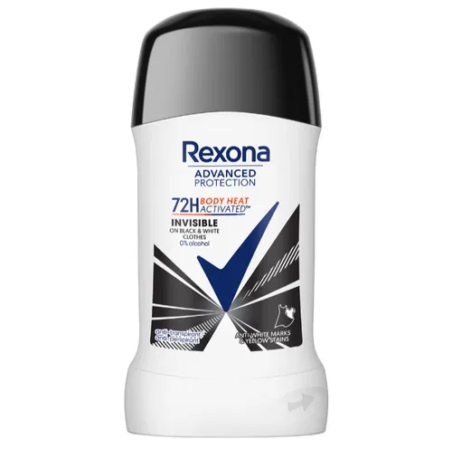 Rexona Advanced Protection, Invisible, 72 H Anti-Perspirant (Antyperspirant w sztyfcie)