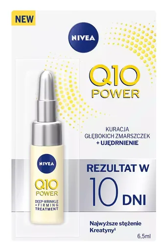 Nivea Q10 Power, Skoncentrowana kuracja głębokich zmarszczek + ujędrnienie