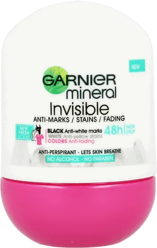 Garnier Mineral Invisible, Antyperspirant w kulce `New Fresh Scent`