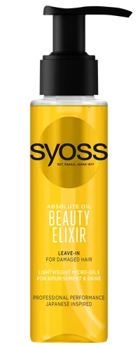 Syoss Absolute  Oil, Beauty Elixir (Eliksir do włosów zniszczonych)