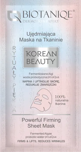 Biotaniqe Korean Beauty, Ujędrniająca maska na tkaninie - 1