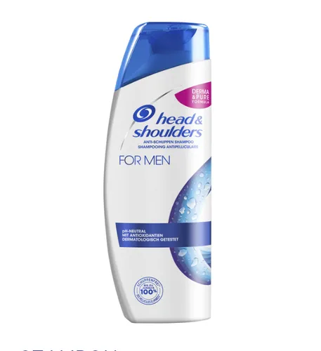Head & Shoulders Derma & Care, Anti-Schuppen Shampoo For Men (Szampon przeciwłupieżowy dla mężczyzn)