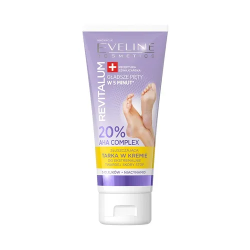 Eveline Cosmetics Revitalum, Złuszczająca tarka w kremie do ekstremalnie twardej skóry stóp
