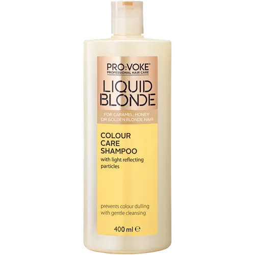 Pro:voke Liquid Blonde, Colour Care Shampoo (Rozświetlający szampon do włosów w ciepłych odcieniach blond)