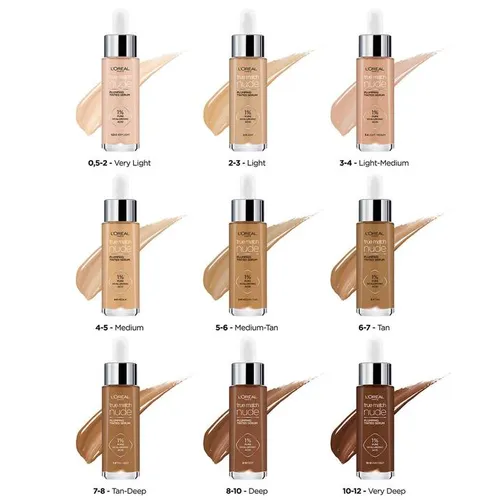 L'Oreal Paris True Match, Nude Plumping Tinted Serum Foundation (Podkład - serum z 1% kwasem hialuronowym) - 2