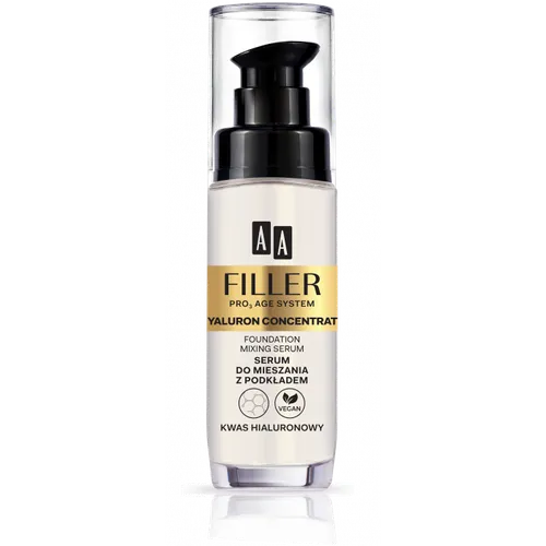 AA Filler PRO3 Age System, Hyaluron Concentrate Serum (Serum do mieszania z podkładem `Kwas hialuronowy`)