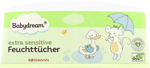 Babydream Extra Sensitive, Feuchttucher (Delikatne chusteczki nawilżające) - 2